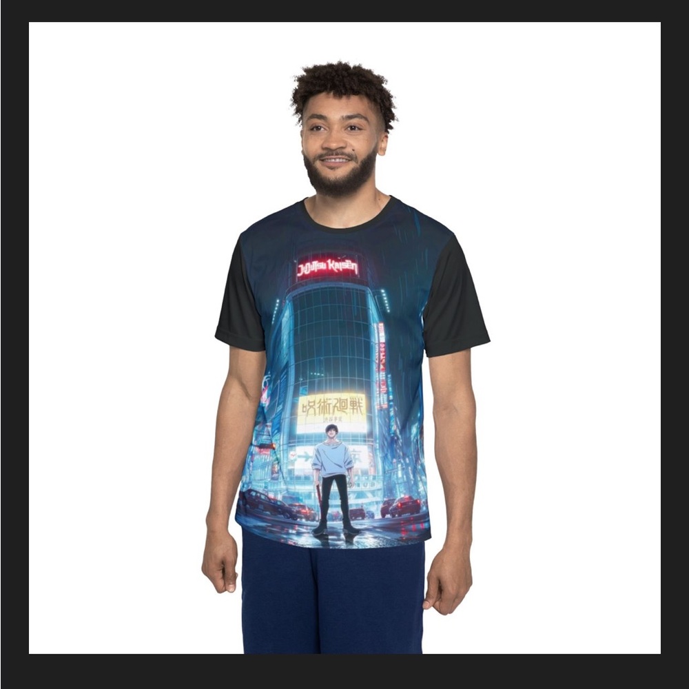 Urban Nightscape Graphic Tee